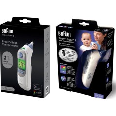 Braun ThermoScan 7 Ear Thermometer - Accurate & Reliable Temperature Measurement (Model 4022167652195)
